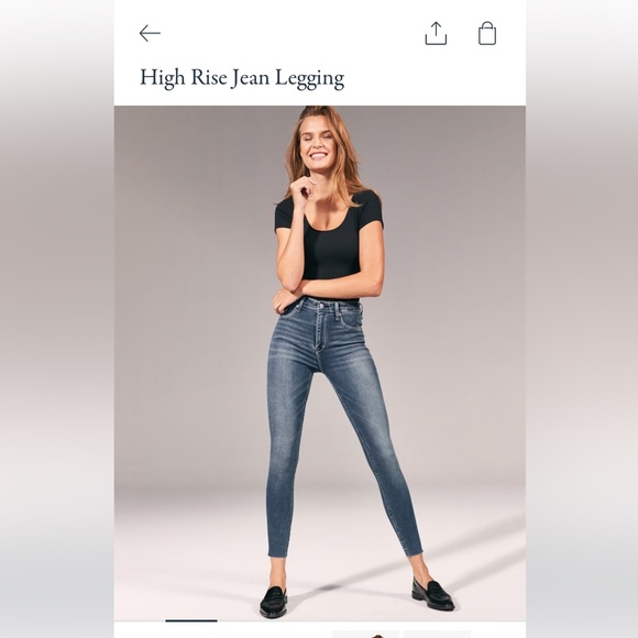Abercrombie High Rise Jean Legging - Picture 5 of 11